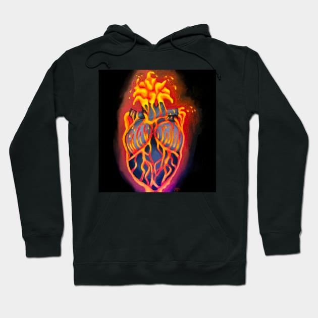 Hot blooded Hoodie by Munda Lyn